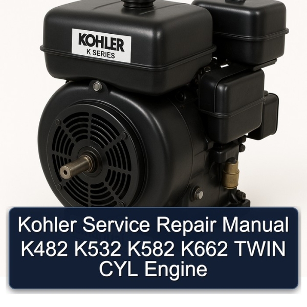 Kohler Service Repair Manual K482 K532 K582 K662 TWIN CYL Engine