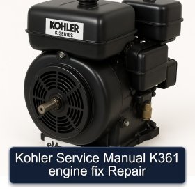 Kohler Service Manual K361 engine fix Repair