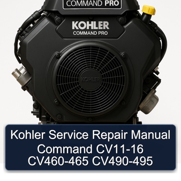 Kohler Service Repair Manual Command CV11-16 CV460-465 CV490-495