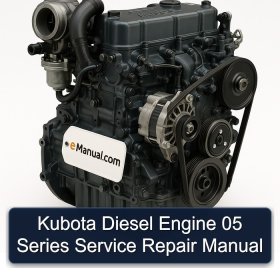 Kubota Diesel Engine 05 Series Service Repair Manual