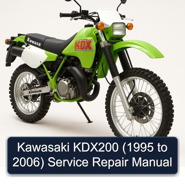 Kawasaki KDX200 (1995 to 2006) Service Repair Manual