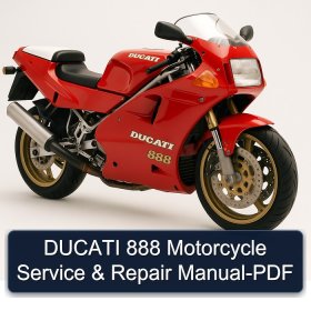 DUCATI 888 Motorcycle Service & Repair Manual-PDF