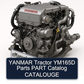YANMAR Tractor YM165D Parts PART Catalog CATALOUGE