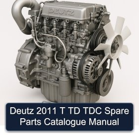 Deutz 2011 T TD TDC Spare Parts Catalogue Manual