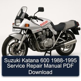 Suzuki Katana 600 1988-1995 Service Repair Manual PDF Download