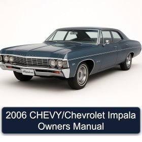 2006 CHEVY/Chevrolet Impala Owners Manual