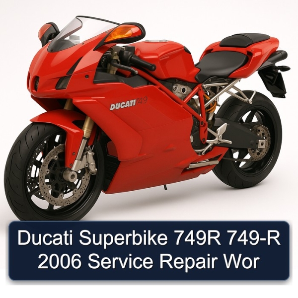Ducati Superbike 749R 749-R 2006 Service Repair Wor