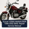 Suzuki VZ800 MARAUDER 1996-2002 BIKE Repair Service Manual