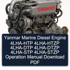 Yanmar Marine Diesel Engine 4LHA-HTP 4LHA-HTZP 4LHA-DTP 4LHA-DTZP 4LHA-STP 4LHA-STZP Operation Manual Download PDF