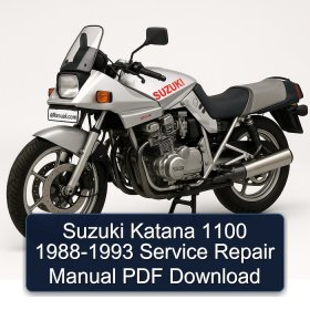 Suzuki Katana 1100 1988-1993 Service Repair Manual PDF Download