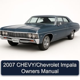 2007 CHEVY/Chevrolet Impala Owners Manual