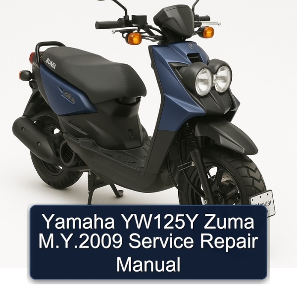 Yamaha YW125Y Zuma M.Y.2009 Service Repair Manual