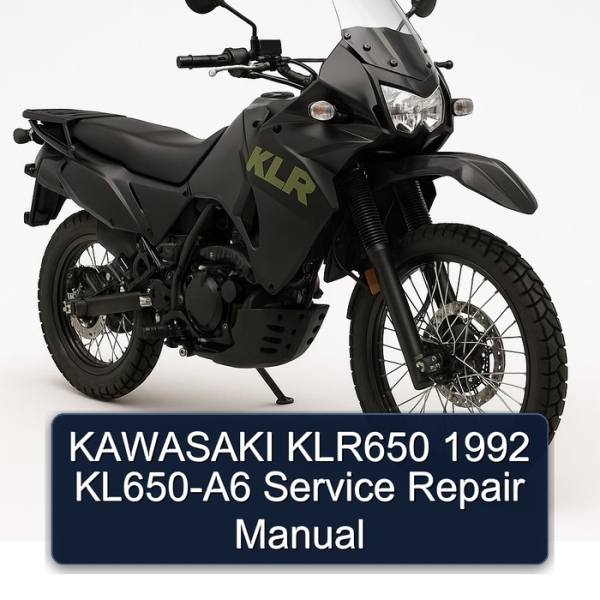 KAWASAKI KLR650 1992 KL650-A6 Service Repair Manual
