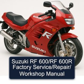Suzuki RF 600/RF 600R Factory Service/Repair/ Workshop Manual