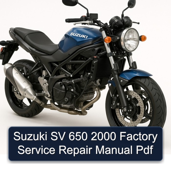 Suzuki SV 650 2000 Factory Service Repair Manual Pdf