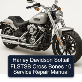 Harley Davidson Softail FLSTSB Cross Bones 10 Service Repair Manual