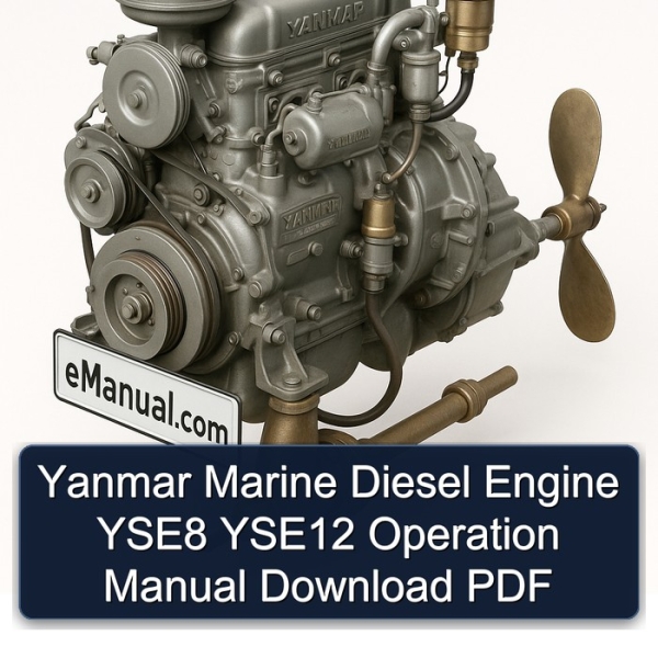 Yanmar Marine Diesel Engine YSE8 YSE12 Operation Manual Download PDF
