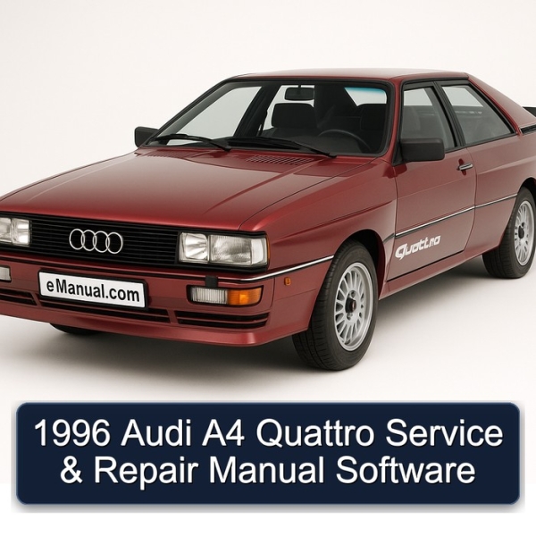 1996 Audi A4 Quattro Service & Repair Manual Software
