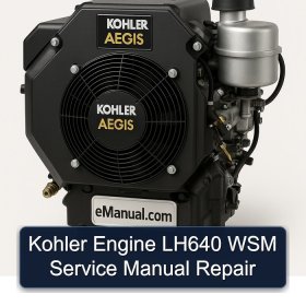 Kohler Engine LH640 WSM Service Manual Repair