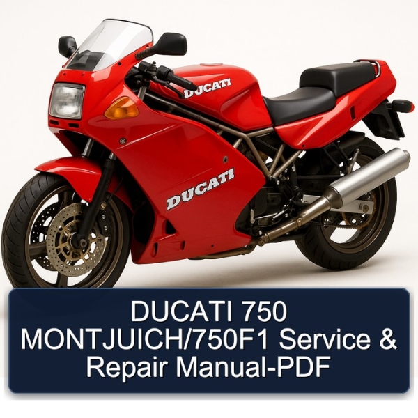 DUCATI 750 MONTJUICH/750F1 Service & Repair Manual-PDF