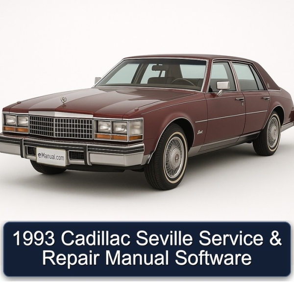 1993 Cadillac Seville Service & Repair Manual Software