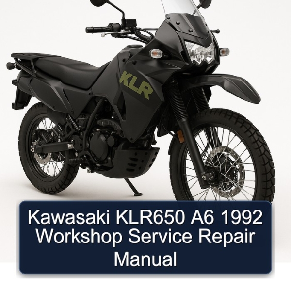 Kawasaki KLR650 A6 1992 Workshop Service Repair Manual