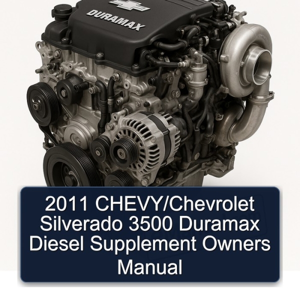 2011 CHEVY/Chevrolet Silverado 3500 Duramax Diesel Supplement Owners Manual
