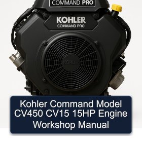 Kohler Command Model CV450 CV15 15HP Engine Workshop Manual