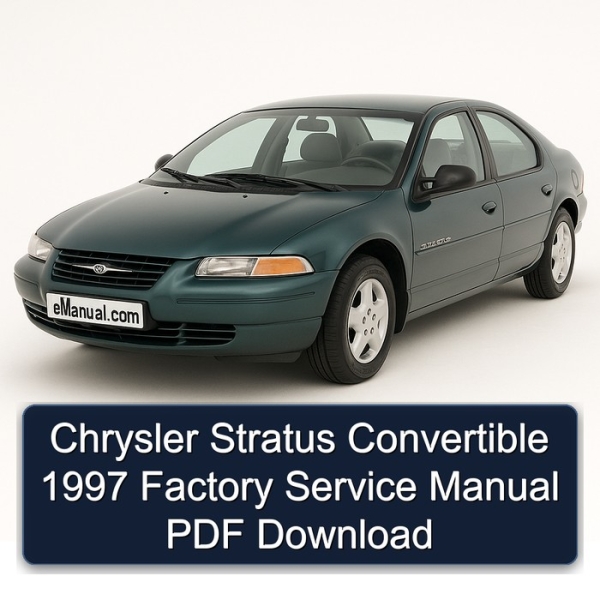 Chrysler Stratus Convertible 1997 Factory Service Manual PDF Download