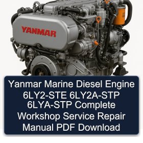 Yanmar Marine Diesel Engine 6LY2-STE 6LY2A-STP 6LYA-STP Complete Workshop Service Repair Manual PDF Download
