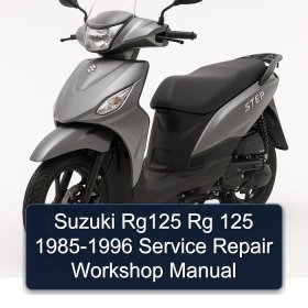 Suzuki Rg125 Rg 125 1985-1996 Service Repair Workshop Manual