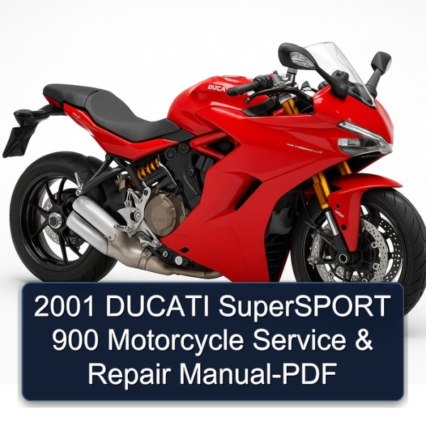 2001 DUCATI SuperSPORT 900 Motorcycle Service & Repair Manual-PDF