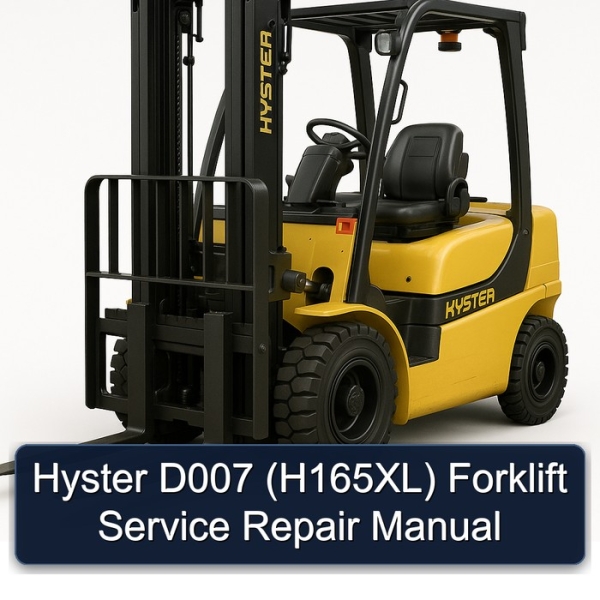 Hyster D007 (H165XL) Forklift Service Repair Manual
