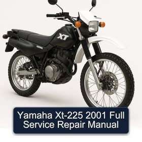 Yamaha Xt-225 2001 Full Service Repair Manual