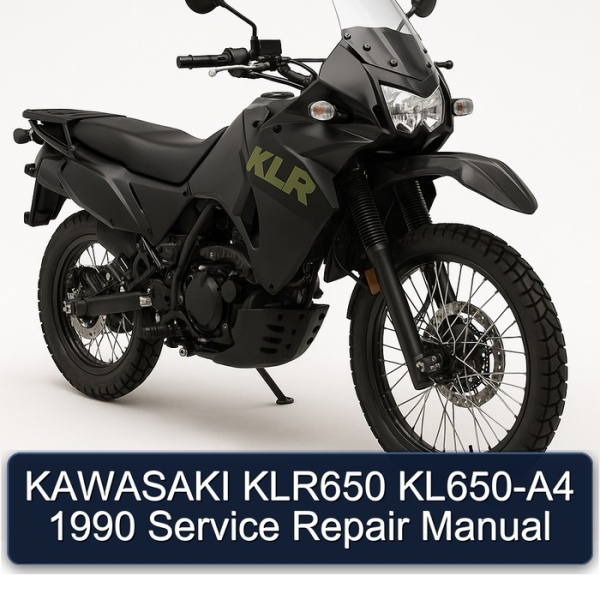 KAWASAKI KLR650 KL650-A4 1990 Service Repair Manual