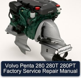 Volvo Penta 280 280T 280PT Factory Service Repair Manual