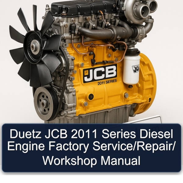 Duetz JCB 2011 Series Diesel Engine Factory Service/Repair/ Workshop Manual