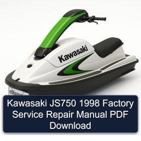 Kawasaki JS750 1998 Factory Service Repair Manual PDF Download