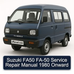 Suzuki FA50 FA-50 Service Repair Manual 1980 Onward