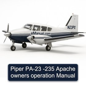 Piper PA-23 -235 Apache owners operation Manual