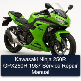 Kawasaki Ninja 250R GPX250R 1987 Service Repair Manual