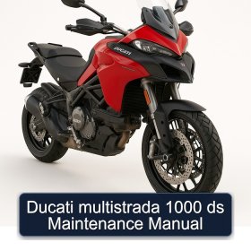 Ducati multistrada 1000 ds Maintenance Manual