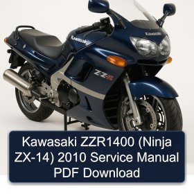 Kawasaki ZZR1400 (Ninja ZX-14) 2010 Service Manual PDF Download