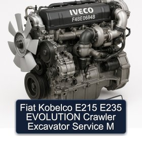 Fiat Kobelco E215 E235 EVOLUTION Crawler Excavator Service M