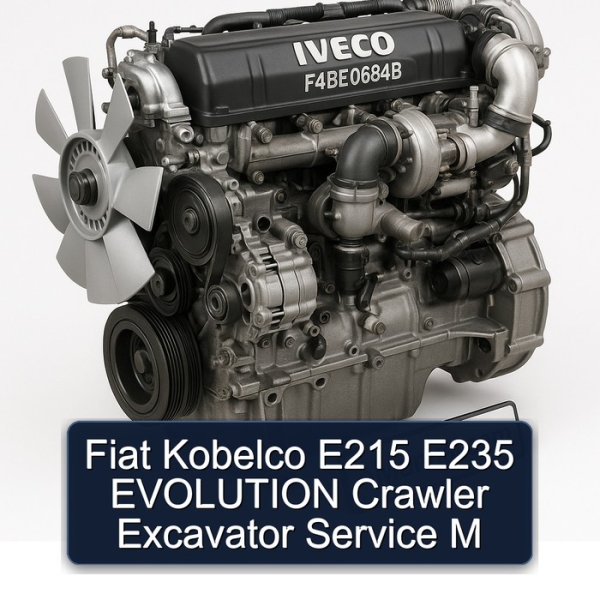 Fiat Kobelco E215 E235 EVOLUTION Crawler Excavator Service M
