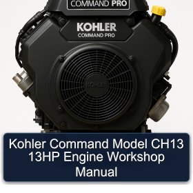 Kohler Command CH13 13 PS Motor Werkstatt Handbuch