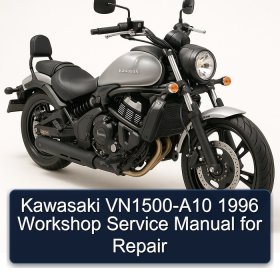 Kawasaki VN1500-A10 1996 Workshop Service Manual for Repair