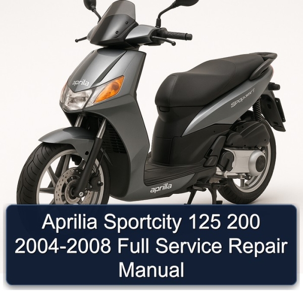 Aprilia Sportcity 125 200 2004-2008 Full Service Repair Manual