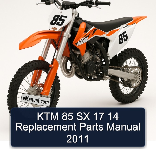 KTM 85 SX 17 14 Replacement Parts Manual 2011