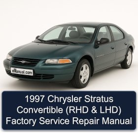 1997 Chrysler Stratus Convertible (RHD & LHD) Factory Service Repair Manual